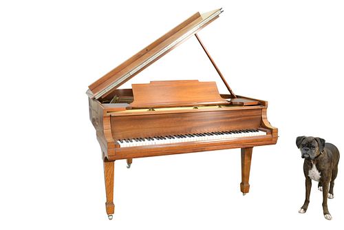 STEINWAY BABY GRAND PIANO WITH MAHOGANY