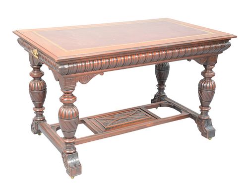 VICTORIAN MAHOGANY WRITING TABLE