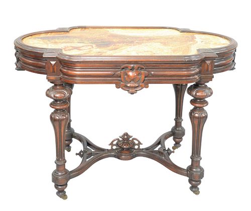 RENAISSANCE REVIVAL WALNUT TABLE 37acab