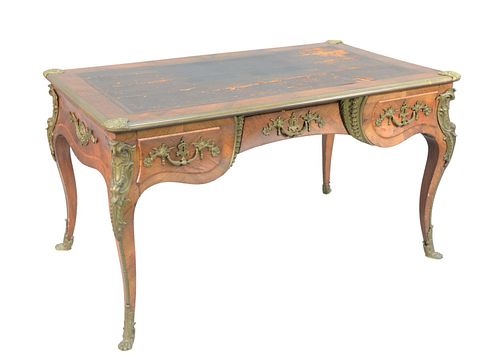 LOUIS XV STYLE BUREAU PLATT WITH 37acc0