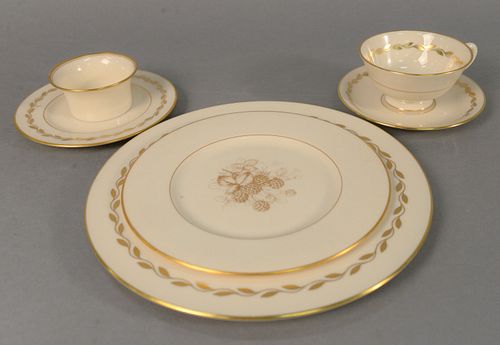 GROUP OF LENOX, PLATES, CUPS AND