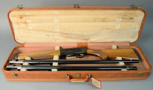 BROWNING A5 LIGHT TWELVE SHOTGUN, SEMI-AUTOMATIC,