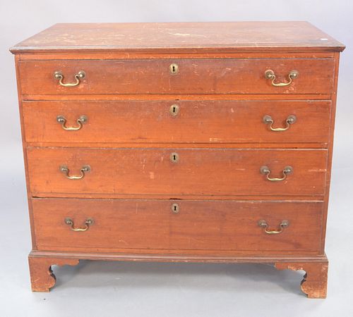 CHERRY CHIPPENDALE FOUR DRAWER