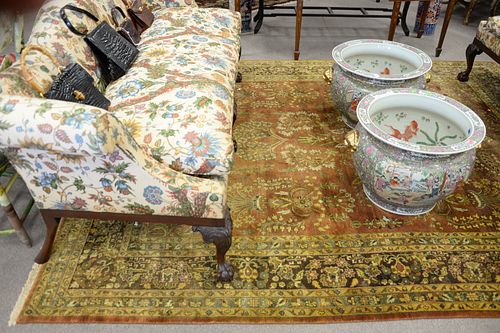 ORIENTAL ROOM SIZE CARPET FLORAL 37af39