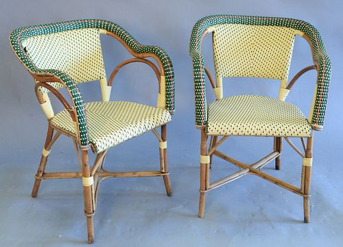 SET OF SIX MAISON DRUCKER RATTAN 37af3c