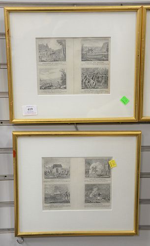 SET OF SIX WELLINGTON ENGRAVINGS  37af48