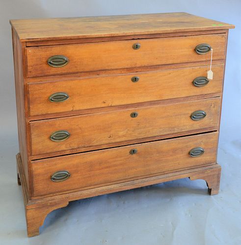 FEDERAL MAHOGANY FOUR DRAWER CHEST,