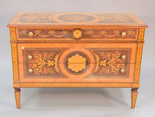 ITALIAN STYLE INLAID COMMODE THREE 37afaf