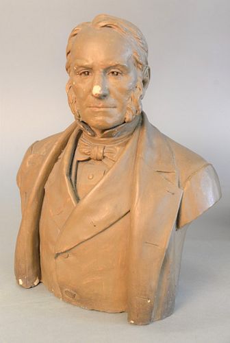 PLASTER BUST OF WILLARD PARKER 37afbf