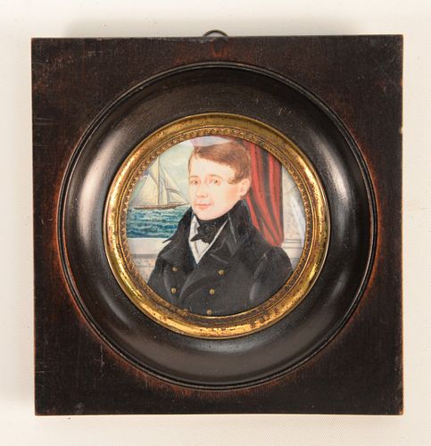 MINIATURE PORTRAIT OF GENTLEMAN 37b06f