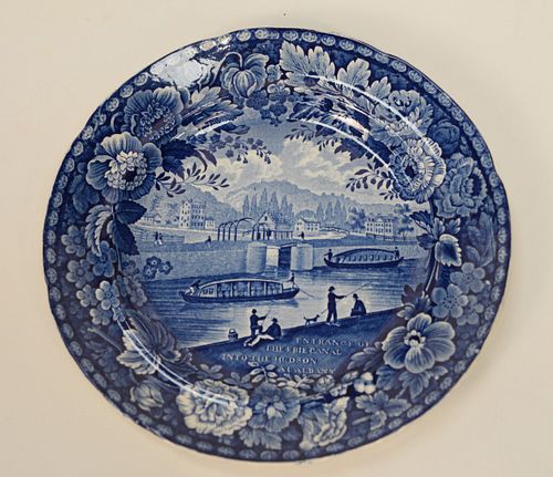 HISTORICAL BLUE STAFFORDSHIRE PLATE 37b0a8