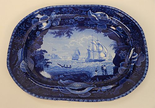 HISTORICAL BLUE STAFFORDSHIRE MEAT 37b0a9