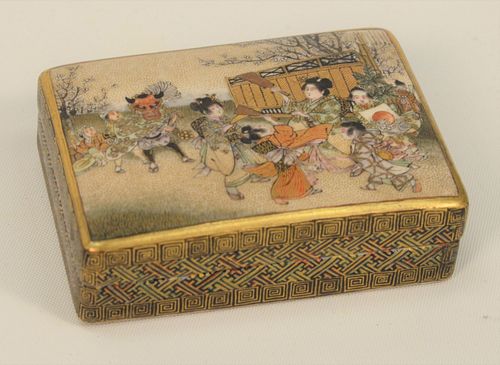 MEIJI KINKOZAN SATSUMA BOX COVER 37b0bd