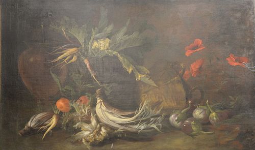 FLEMISH SCHOOL LARGE STILL LIFE 37b0d0