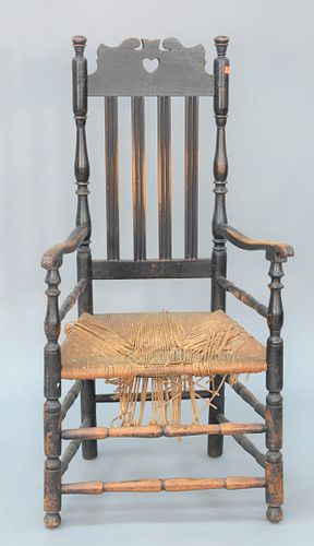 HEART & CROWN ARMCHAIR WITH REEDED