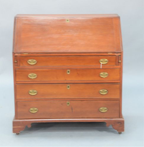 CHIPPENDALE CHERRY DESK WITH SLANT