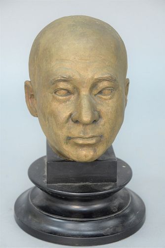 BRONZE BUST OF ALFRED EINSTEIN 37b15f