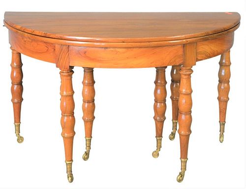 DEMILUNE EXTENSION TABLE ON EIGHT 378ad9
