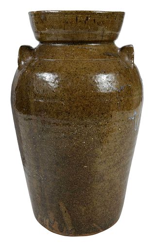 CATAWBA VALLEY STONEWARE CHURNspeckled 378b02