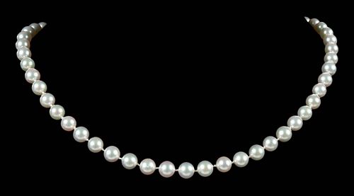 MANFREDI 18KT PEARL NECKLACEknotted  378b1b