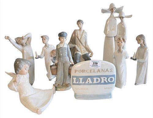 EIGHT PIECE LOT OF PORCELAIN LLADRO 378b5b