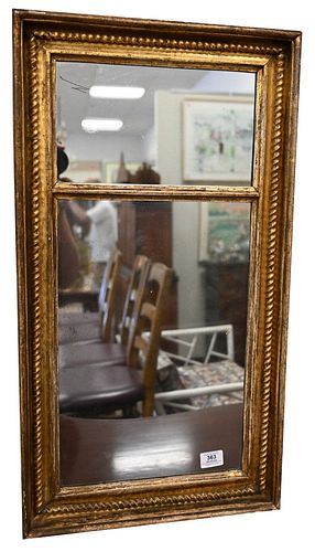 FEDERAL GILT TWO PART DEEP MIRROR  378b84