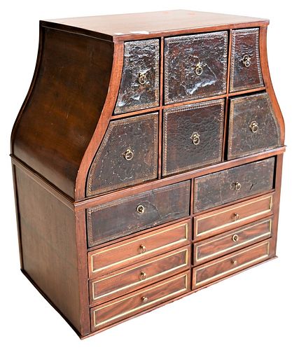 LARGE TABLE CABINET, HAVING FOURTEEN