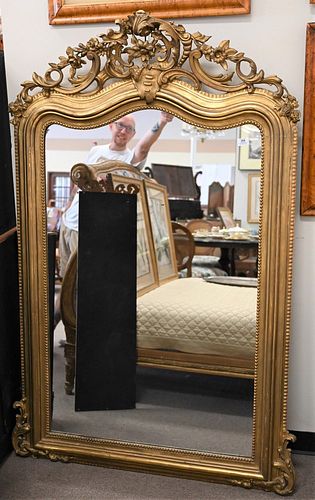 VICTORIAN GILT PIER MIRROR, HEIGHT