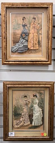 THREE PIECE LOT OF FRAMED FASHION 378ba2