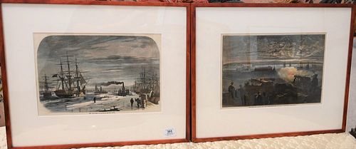 THREE PIECE GROUP OF FRAMED PRINTS  378b9f