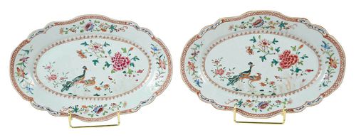 TWO CHINESE EXPORT PORCELAIN 'DOUBLE