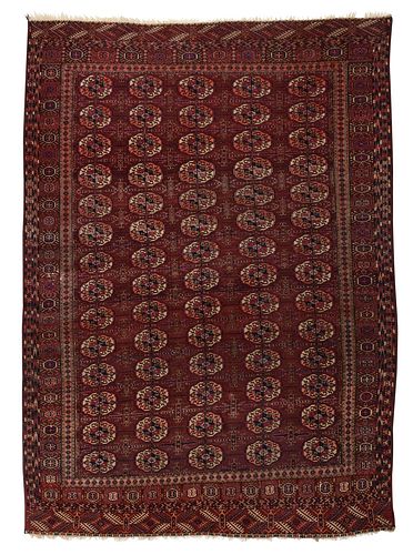 TURKMEN CARPET20th century repeating 378c7e