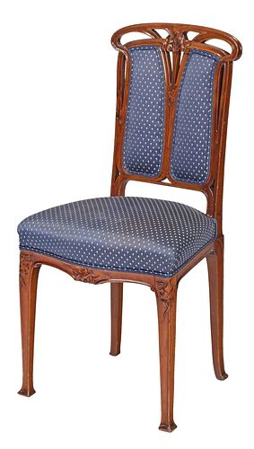 LOUIS MAJORELLE ATTRIBUTED UPHOLSTERED