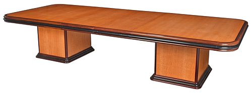 ART DECO STYLE MAPLE AND OAK DINING 378cc0