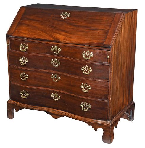 NEW ENGLAND CHIPPENDALE MAHOGANY