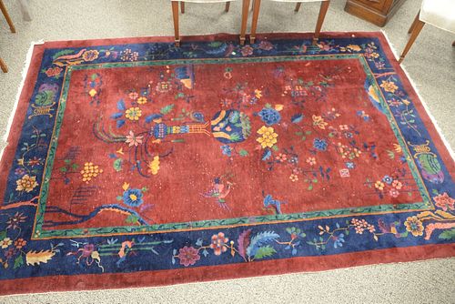 CHINESE ORIENTAL AREA RUG 6 X 378e1f