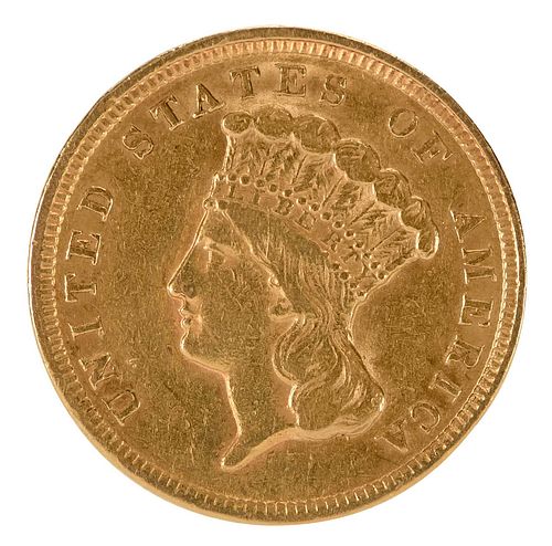 1854 $3 GOLD COINPhiladelphia issue

Provenance: