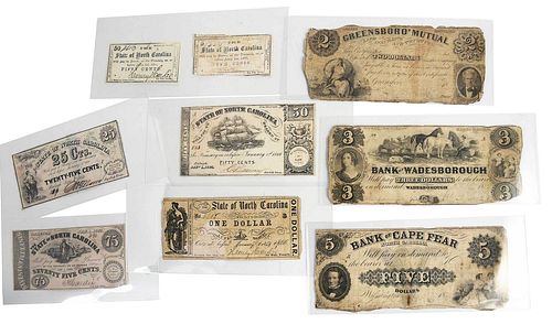 GROUP OF CAROLINA OBSOLETE CURRENCY16