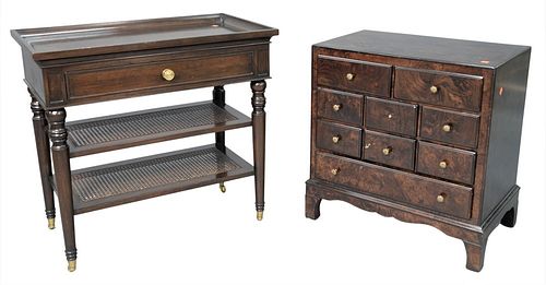 TWO PIECE LOT TO INCLUDE A NIGHTSTAND 378e75