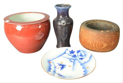 FOUR PIECE GROUP OF ASIAN ITEMS  378ec3