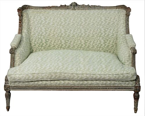 LOUIS XVI SETTEE HAVING CARVED 378f69