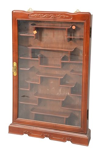 CHINESE WALL CURIO CABINET HEIGHT 378f7f