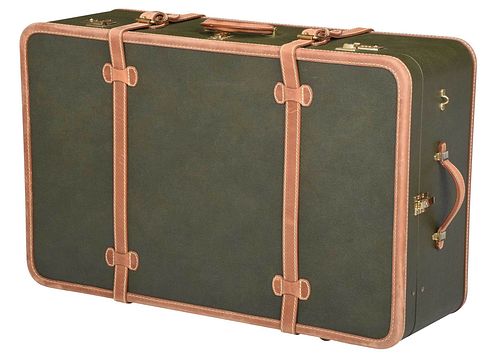 MULHOLLAND BROTHERS STEAMER SUITCASEAmerican  378f9b