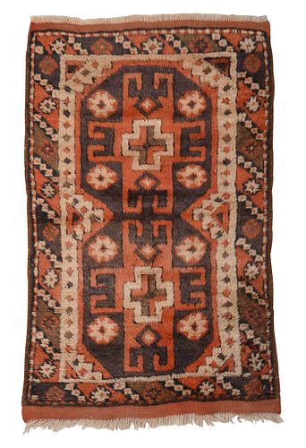 TURKISH RUGmid 20th century orange 378fe9