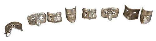 EIGHT CONTINENTAL SILVER MASK PLACE 3790c2