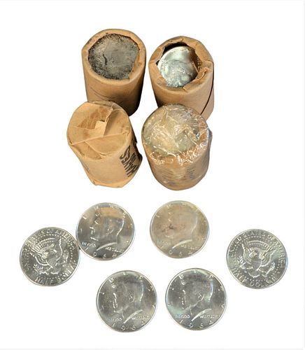COIN LOT TO INCLUDE FOUR ROLLS