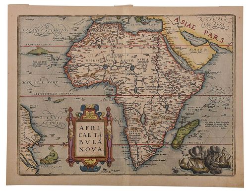 ORTELIUS AFRICAE TABULA NOVA  3790fe