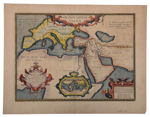 ORTELIUS GEOGRAPHIA SACRA MAPAbraham 379100