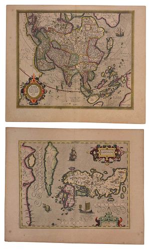 MERCATOR AND HONDIUS TWO MAPS 379123