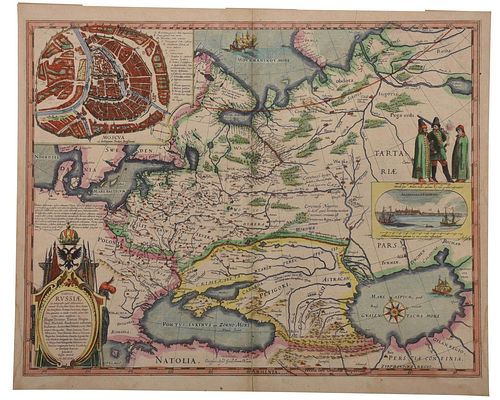 BLAEU TABULA RUSSIAE EX AUTOGRAPHO  37911f